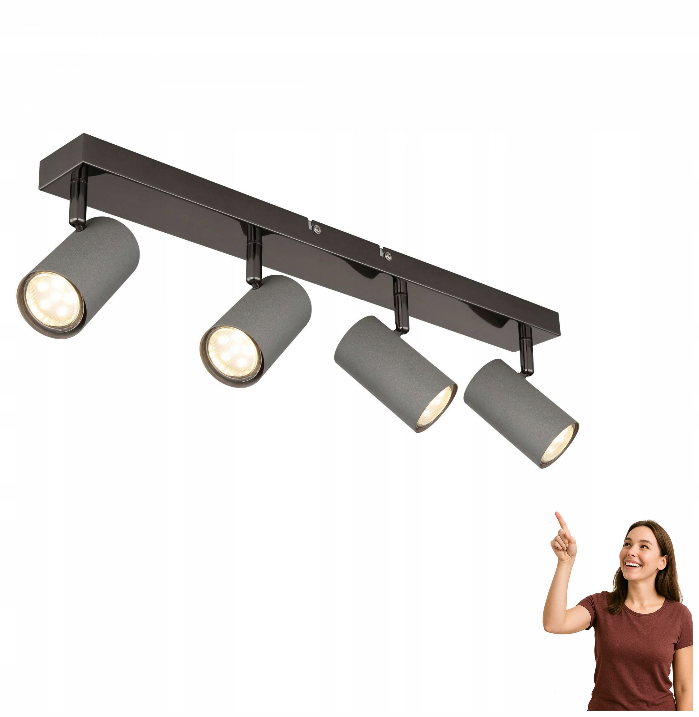 Spotová reflektorová lampa Robby 57911-4S Globo