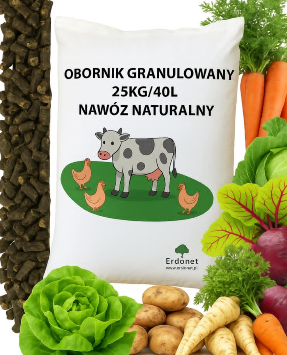 Hnojivo Granulovaný Hovädzí Kurací Hnoj 25 Kg 40 L Organický Prírodný