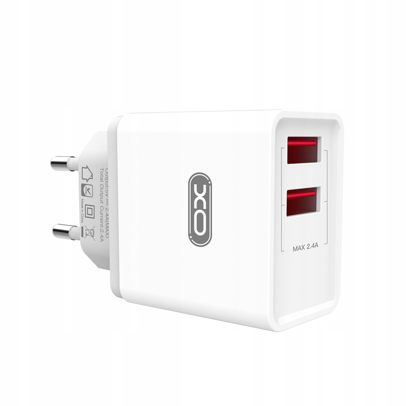 

Szybka Ładowarka Sieciowa 2x Usb Quick Charge 2.4A