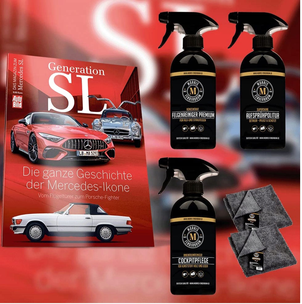 Sada pro péči o auto Morris 500mlkokpit leštěnka, ráfky+EXSTRA Bonus