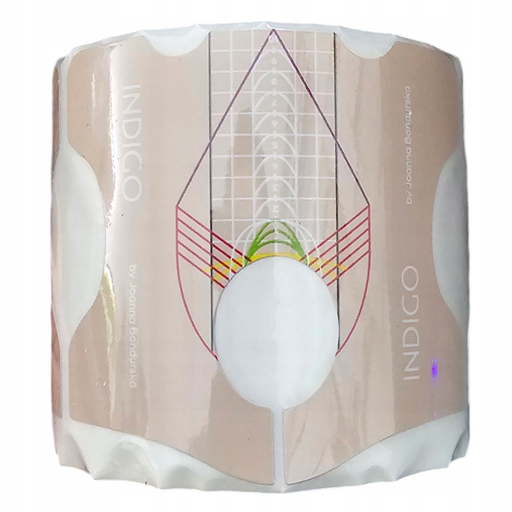 Indigo Bandurská forma – šablony na prodlužování nehtů 200 ks