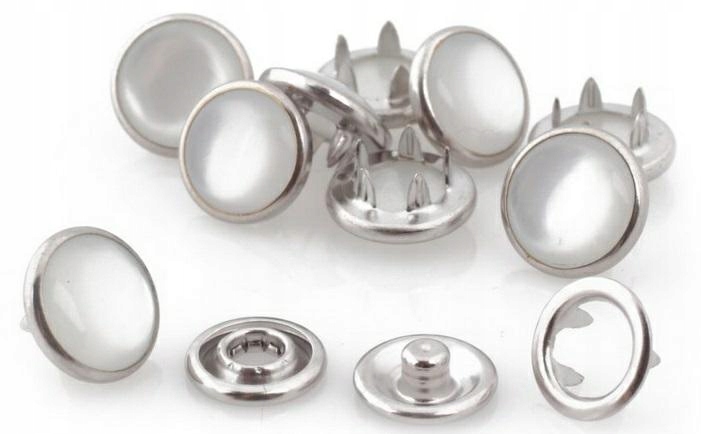 Cvoky druky kovové 9,5mm/200ks perlička S95S134