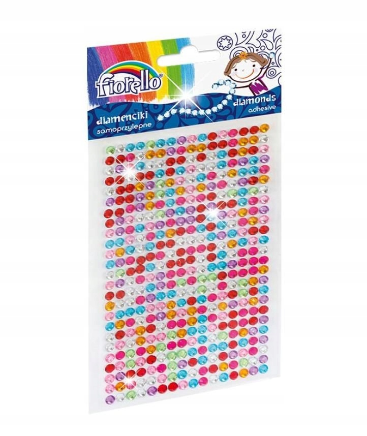 

Diamenciki samoprzylepne MIX kolorów Fiorello 400