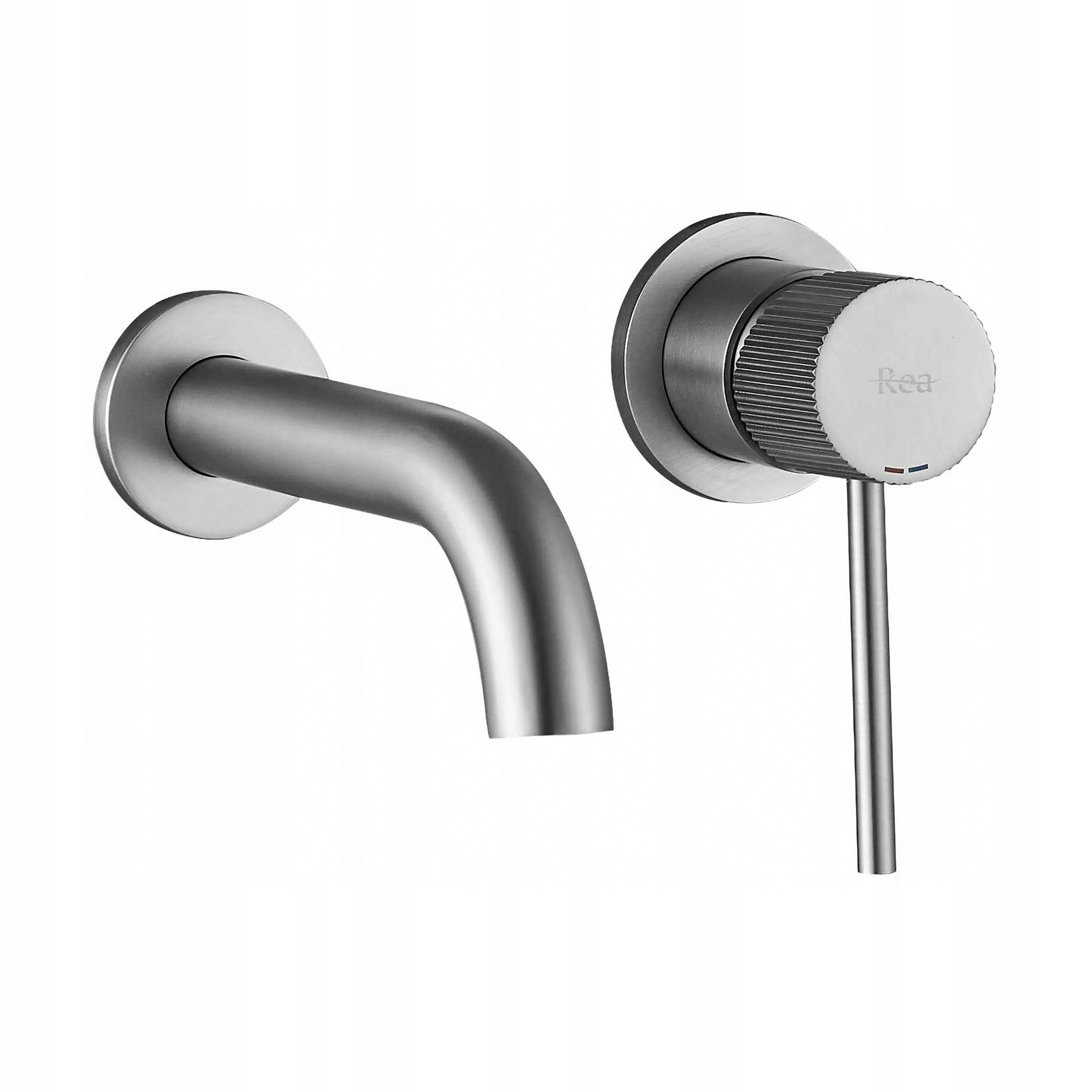 Podomietková umývadlová batéria Sivá Lungo Stripe Nikel kartáčovaný Box