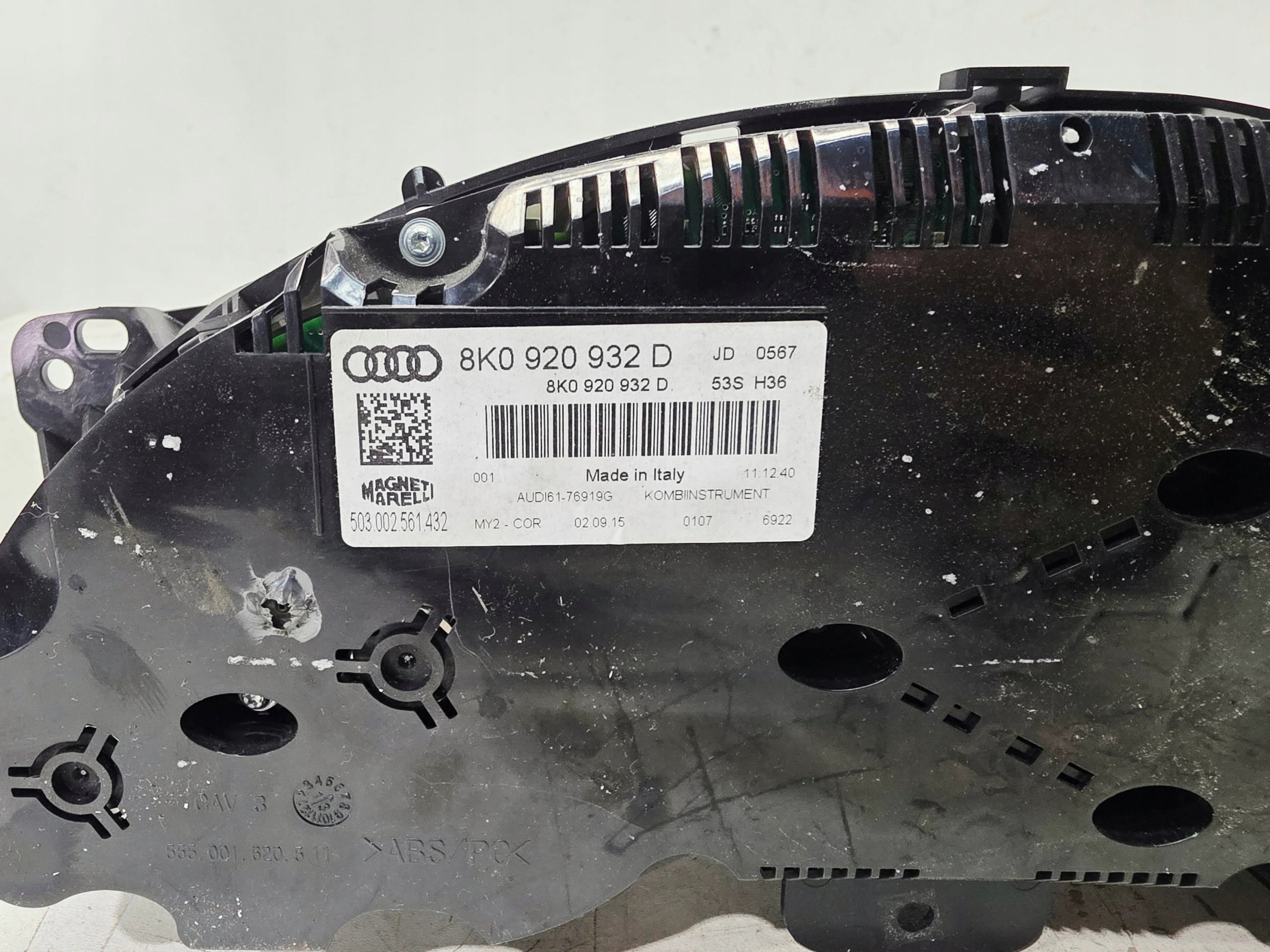 dials dials display AUDI A4 B8 LIFT 2.0 TDI 8K0920932D