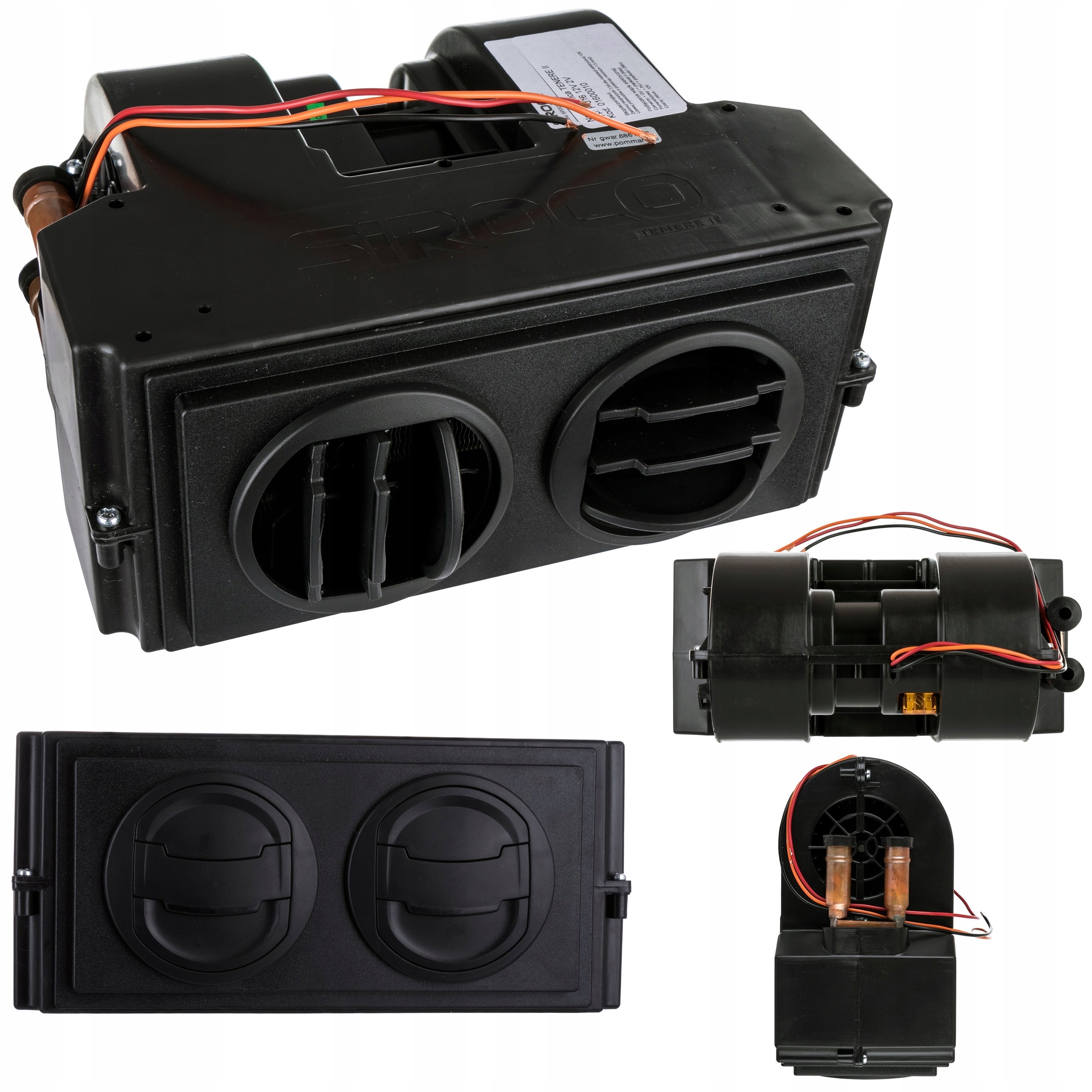 Univerzální Topení Kabiny 12V 4,3kW Bagr-nabíječka Jcb Cat Volvo