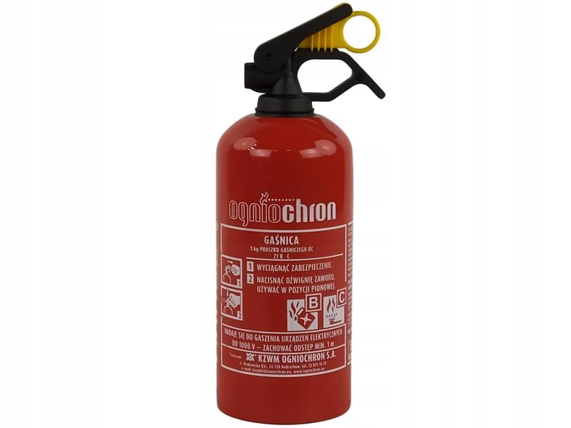 MOJE AUTO GAŚNICA PROSZKOWA OGNIOCHRON 1KG