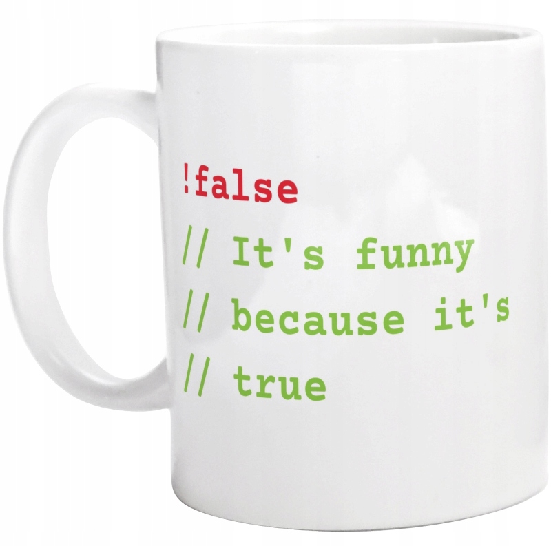 

Programista False True Kubek