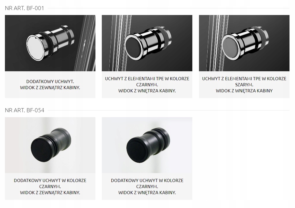 Drzwi prysznicowe składane Eos DWB 90x197 PRAWE Wykończenie szkła przezroczyste