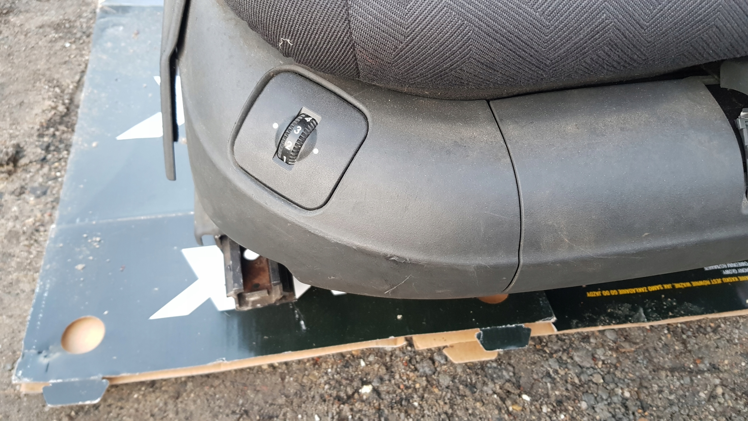 MERCEDES W220 seat right front MASAZE MATERIALOWY NIE leather