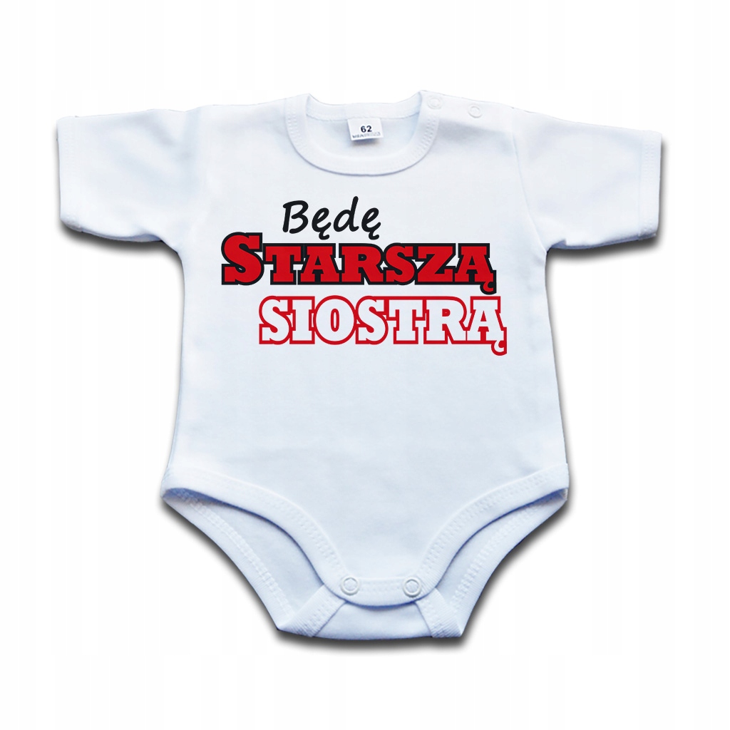 

Body z napisem Będę starszą siostrą 92 kr