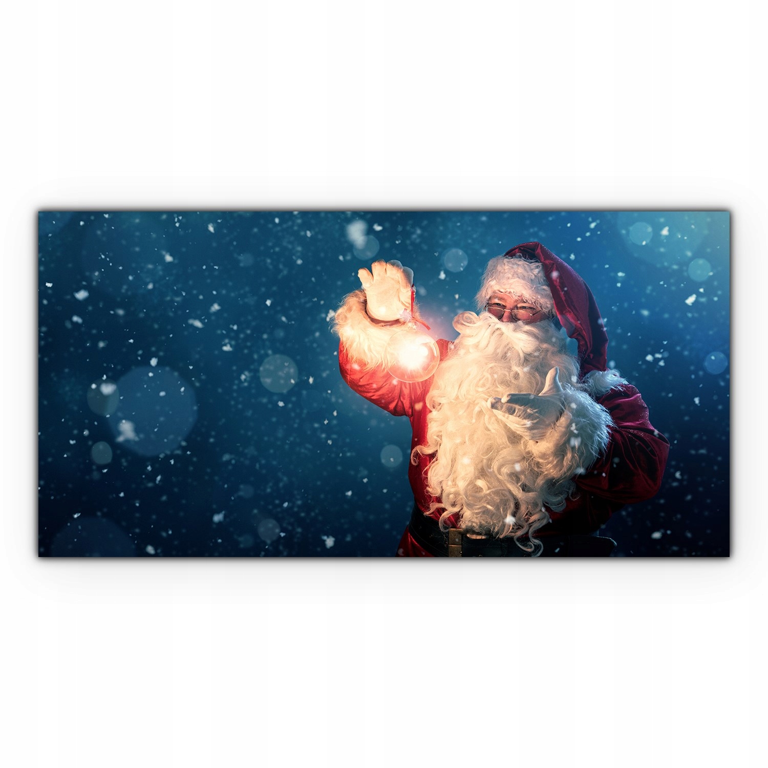 

Obraz szklany Boże narodzenie Mikołaj 100x50 cm