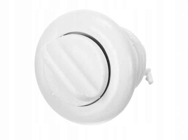 KOREK SPUSTOWY Z ZABEZPIECZENIEM BIAŁY