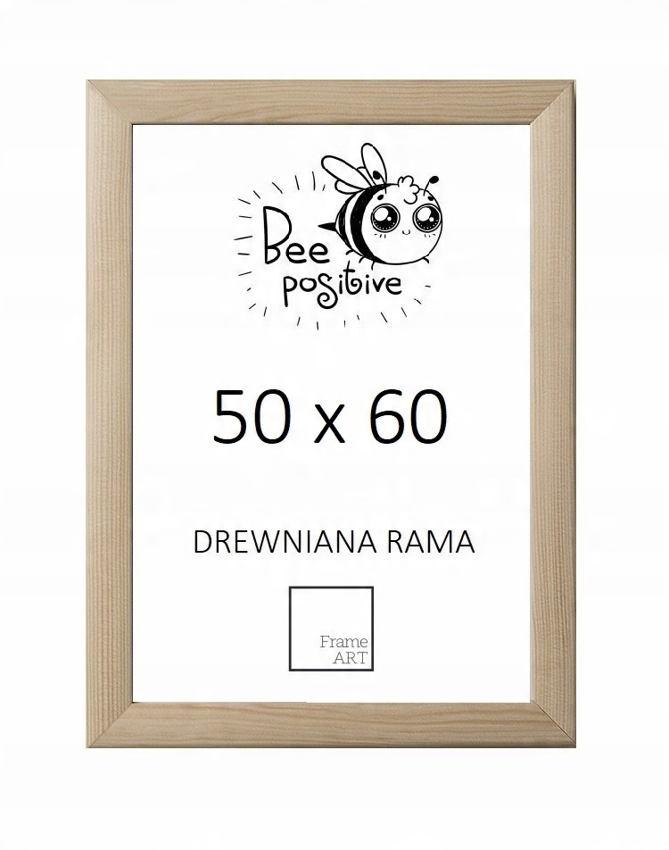 

Rama Drewniana Sosnowa 50x60 Puzzle 60x50PLAKAT