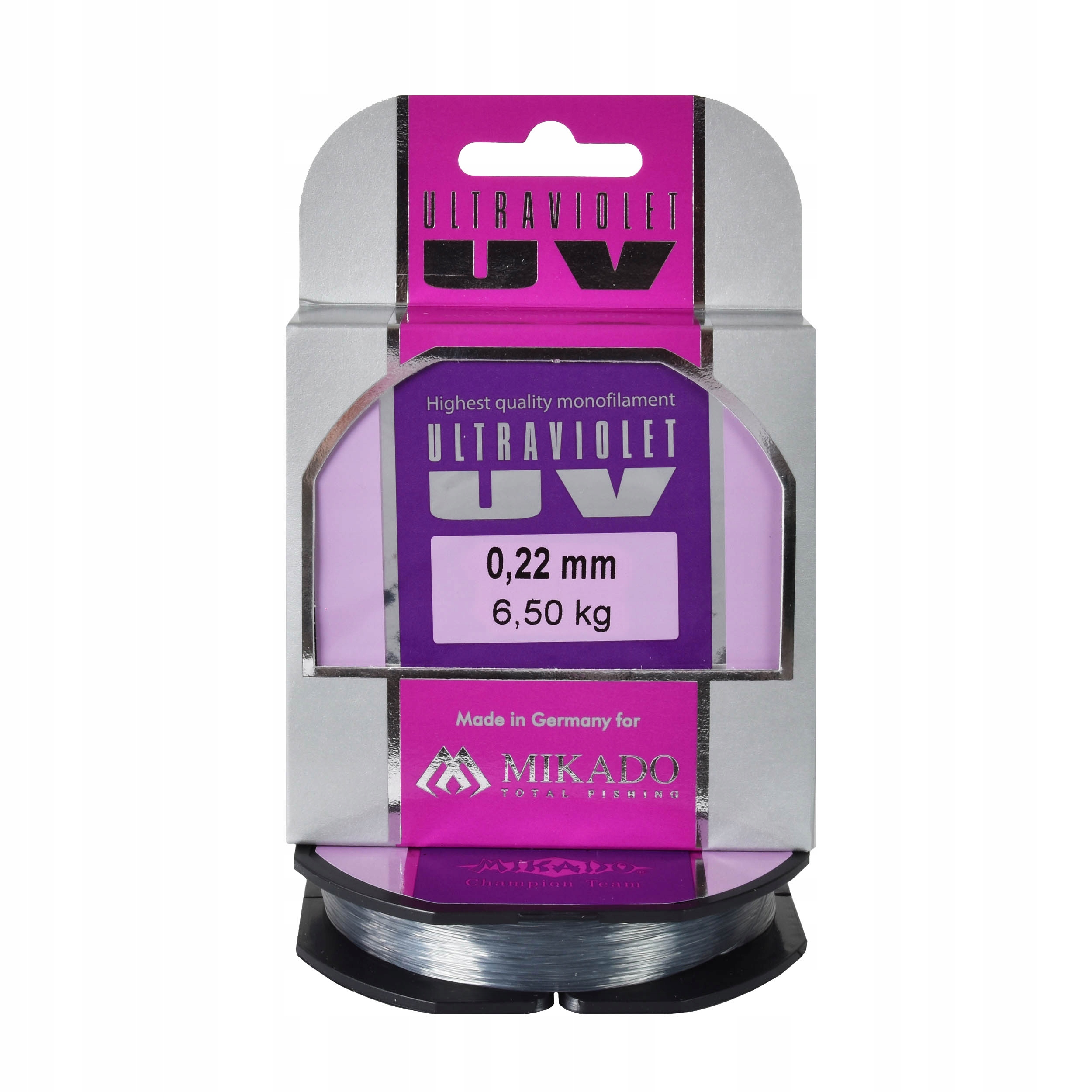 Żyłka uniwersalna Mikado Ultraviolet 0.22mm 150m 6,50kg szara 1szt.