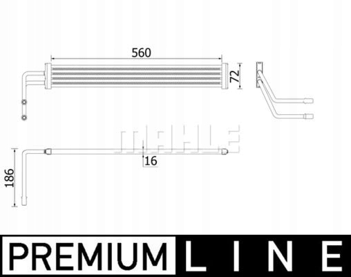 CHŁODNICA OLEJU CLC 93 000P MAHLE Stan opakowania oryginalne
