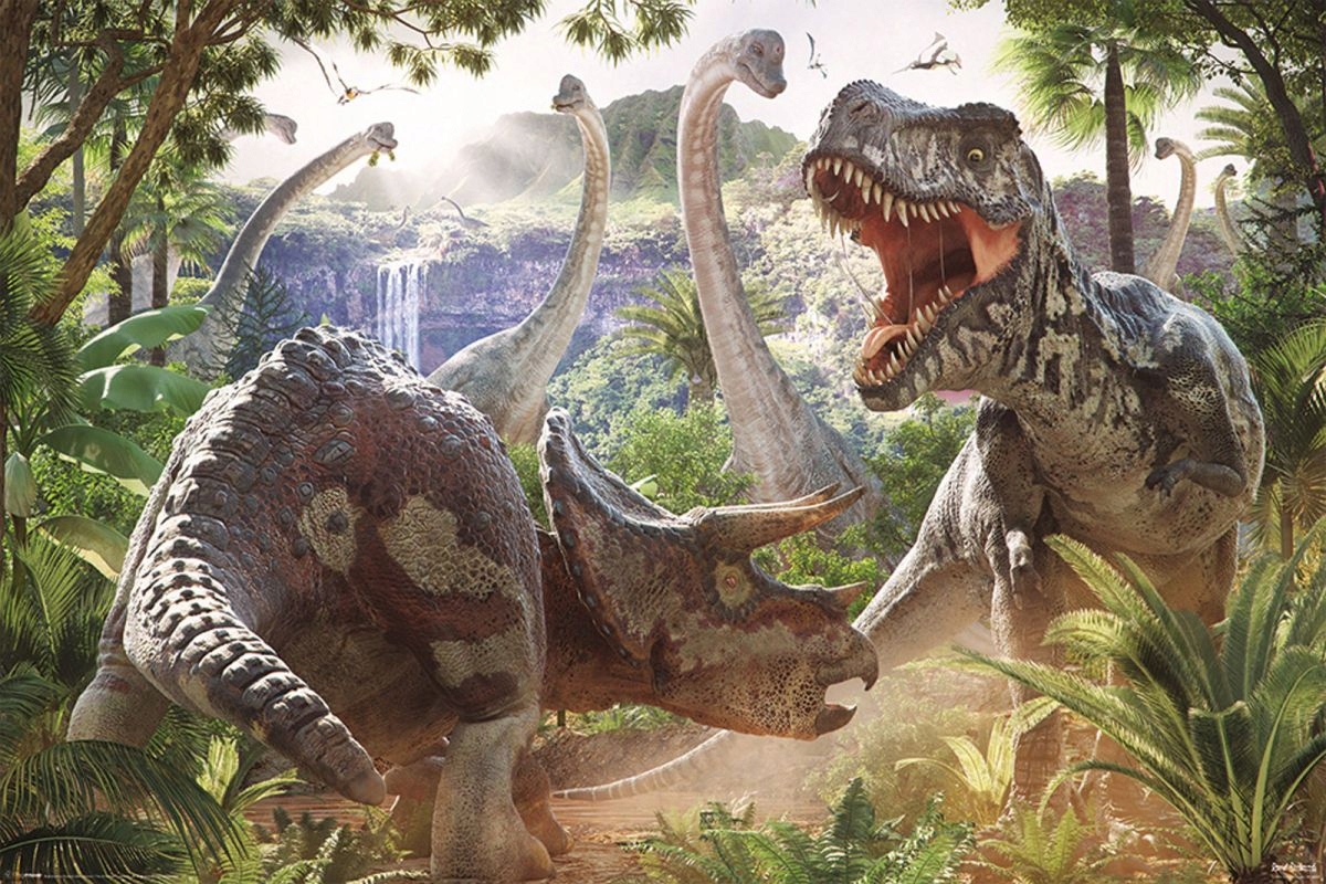 

Walka Dinozaurów David Penfound plakat 61x91,5 cm