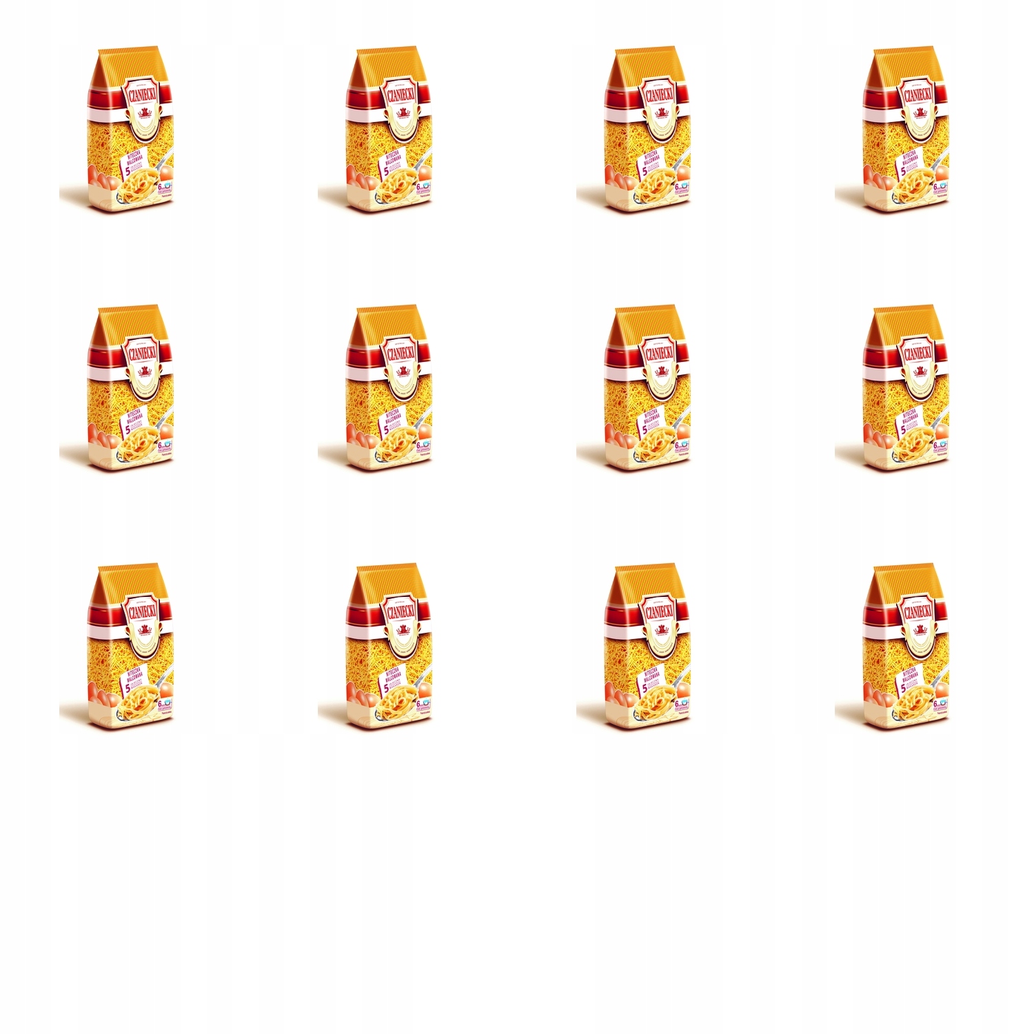 Levně 12 x 250 g Czaniec těstoviny nitka val. Karton