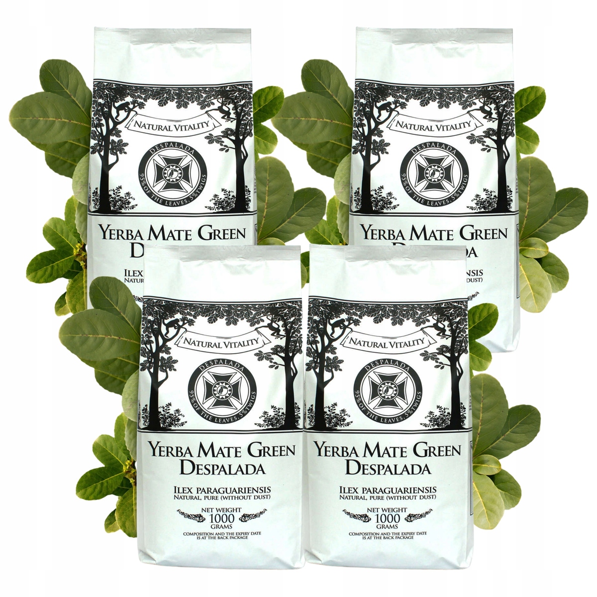 Levně Yerba Mate Green Despalada 4 x 1000 g 4 kg