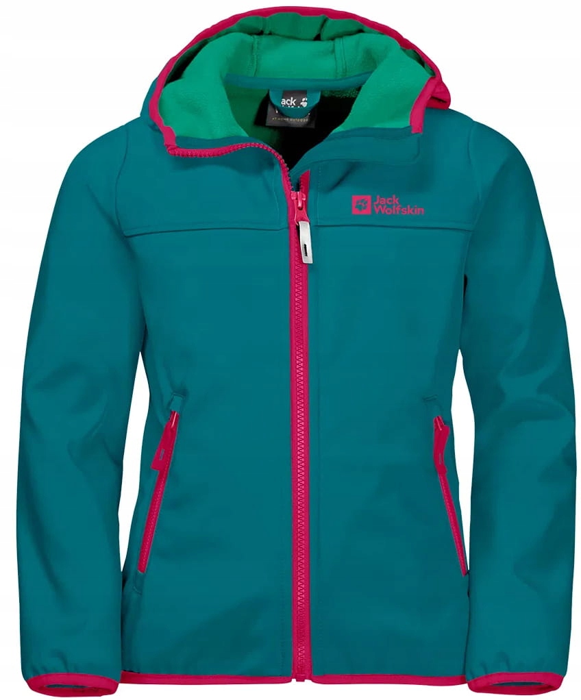 Jack Wolfskin Kurtka Dla Dziewczynki Polar Softshell Trekkingowa Górska 104