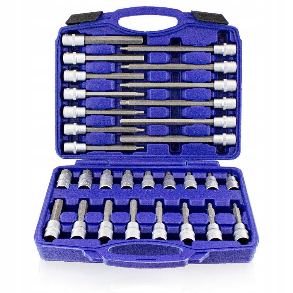 Zestaw kluczy nasadowych w walizce 88 elementów Torx sześciokątne solidne Stan opakowania oryginalne