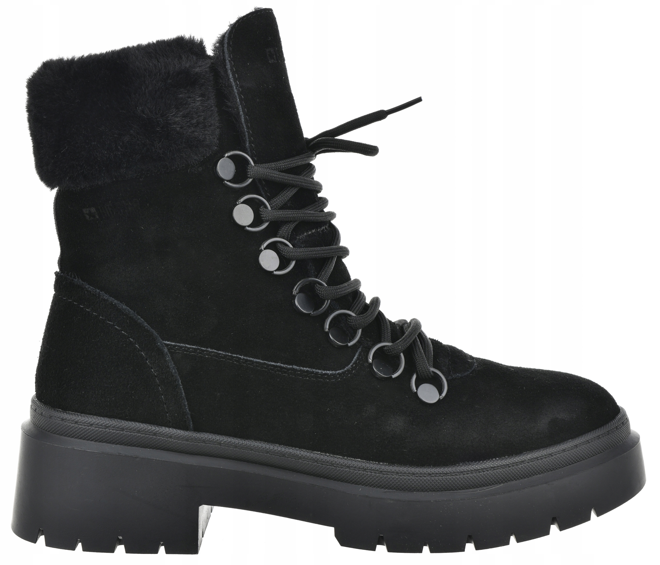 Zateplené trapery Big Star OO274228 zimní boty z přírodní kůže 38