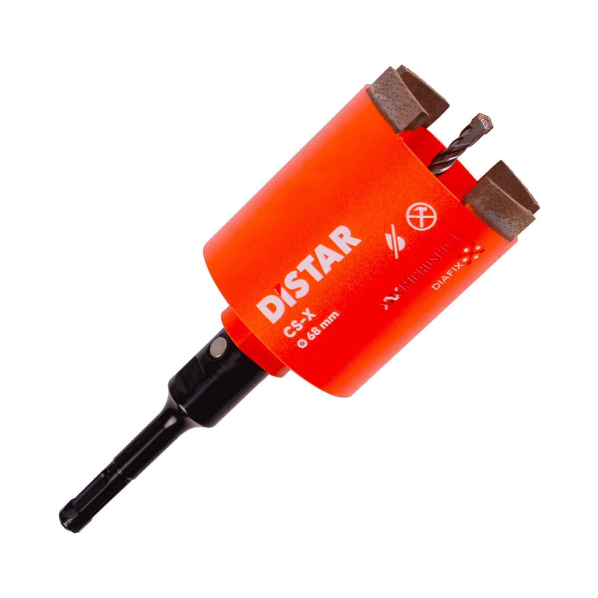 Otwornica diamentowa do betonu 68mm M16 x Sds plus Distar Cs-x