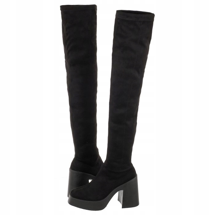 Buty Damskie Kozaki Altercore Daphne Faux Czarne