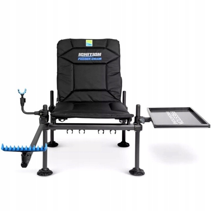 Krzesło Wędkarskie Preston Ignition Feeder Chair Combo Ramię Podpórki Tacka