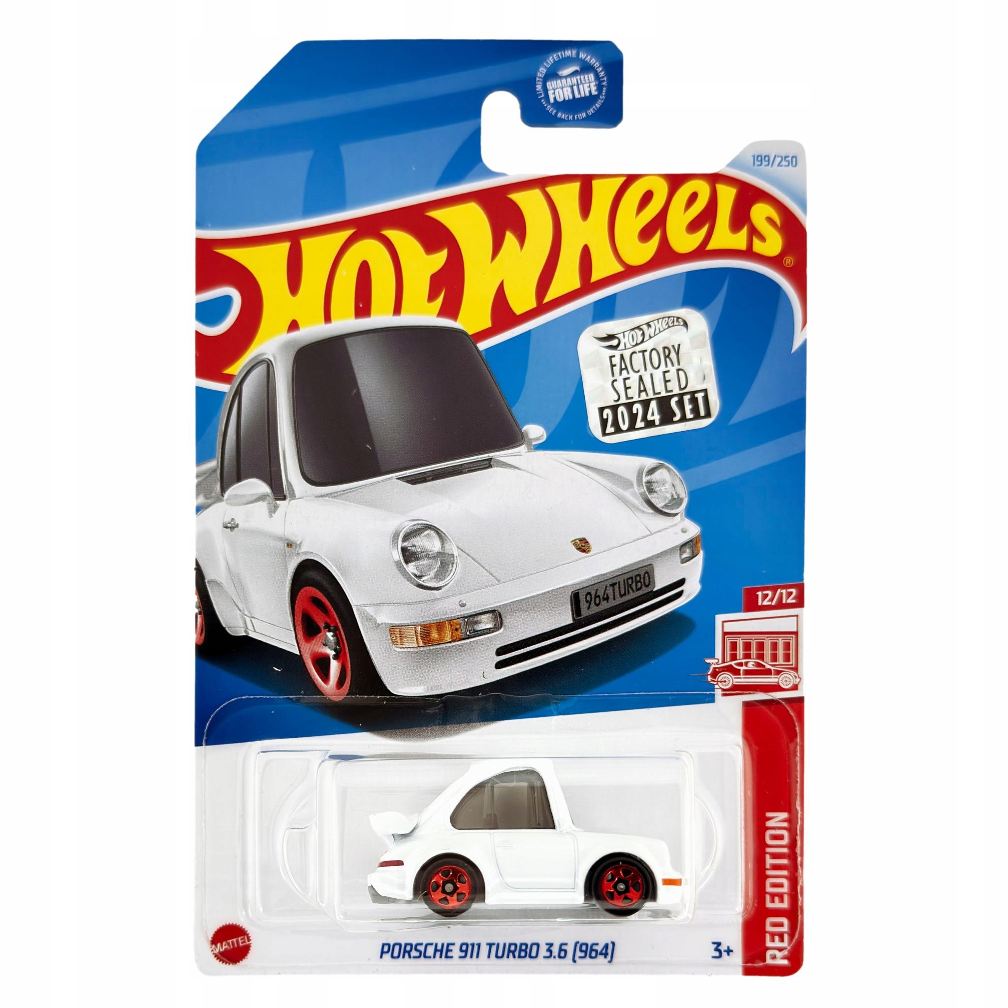 Hot Wheels Porsche 911 Turbo 3.6 (964) Red Edition Fc 2024 +protektor