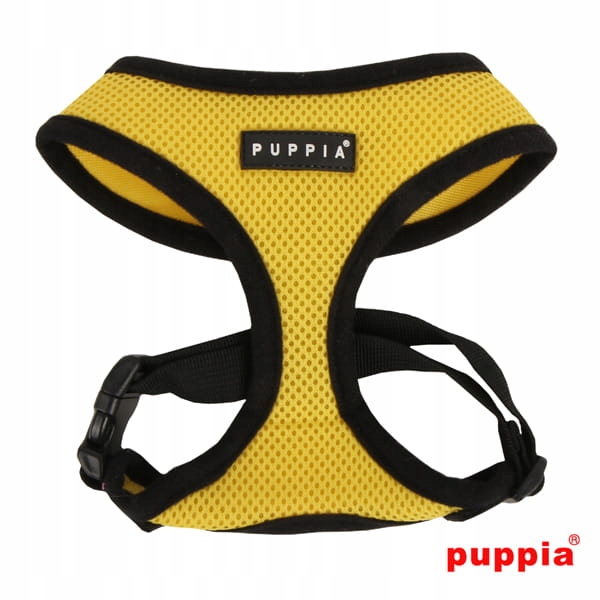 Levně postroj pro psa nebo kočku Puppia soft žlutý velikost: S