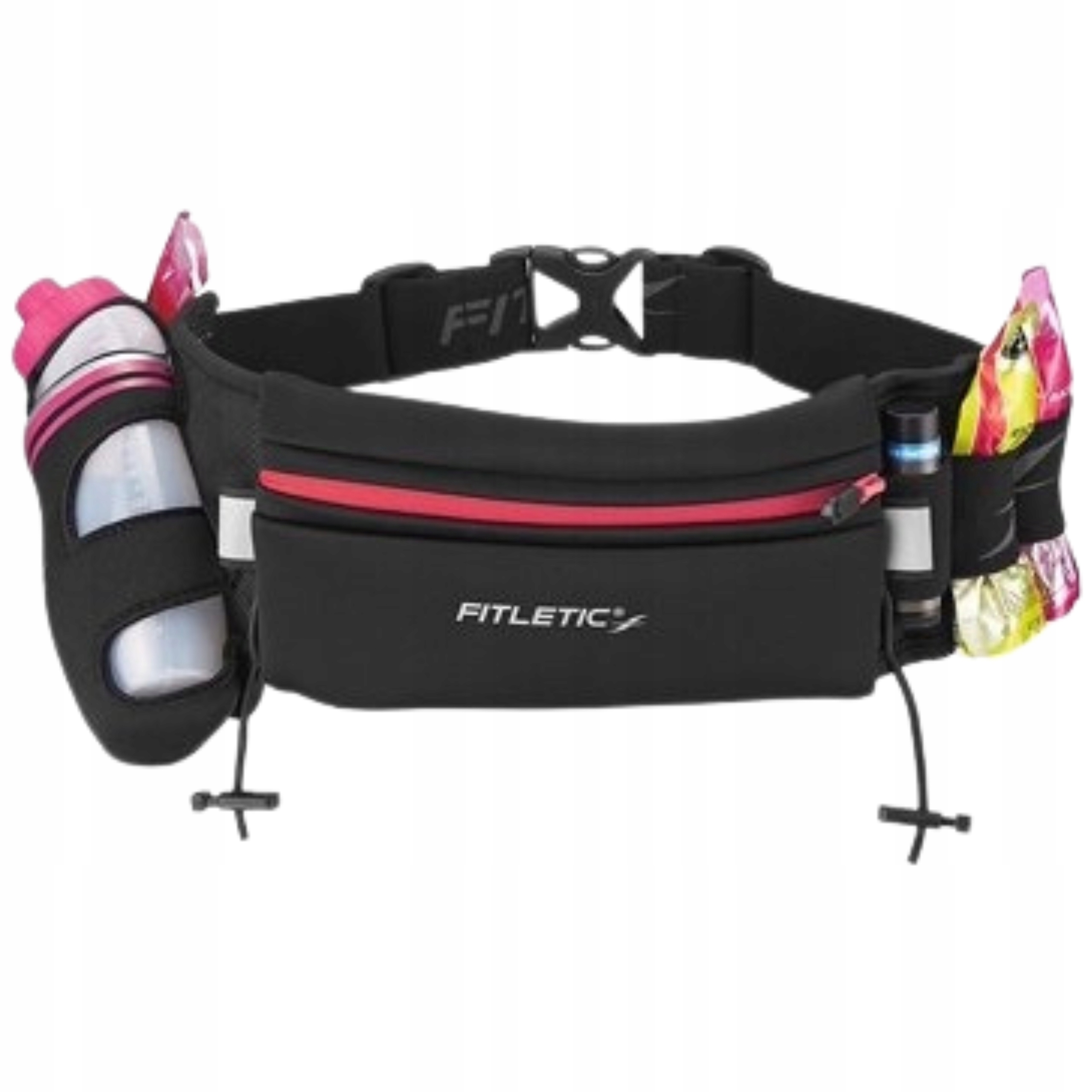 Pas Biodrowy Saszetka Nerka Do Biegania z Bidonem 350 ml Fitletic S/m