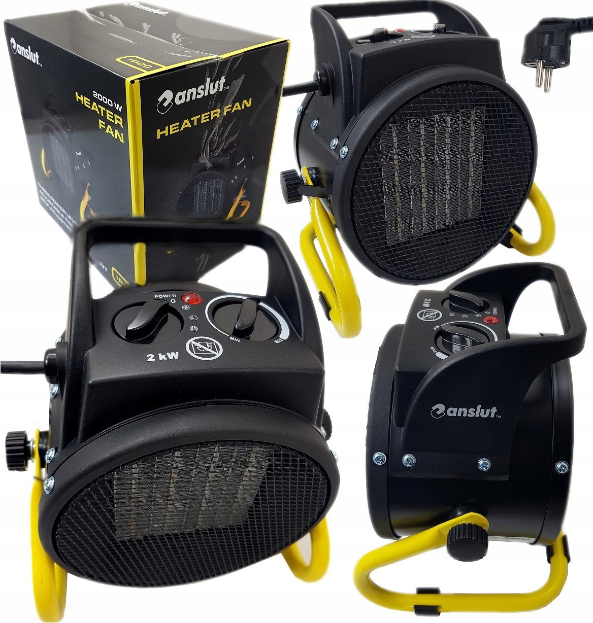 

Nagrzewnica Elektryczna Cicha Farelka Grzejnik 2kW