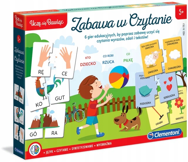 

Clementoni Zabawa W Czytanie Gra Edukacyjna 5+