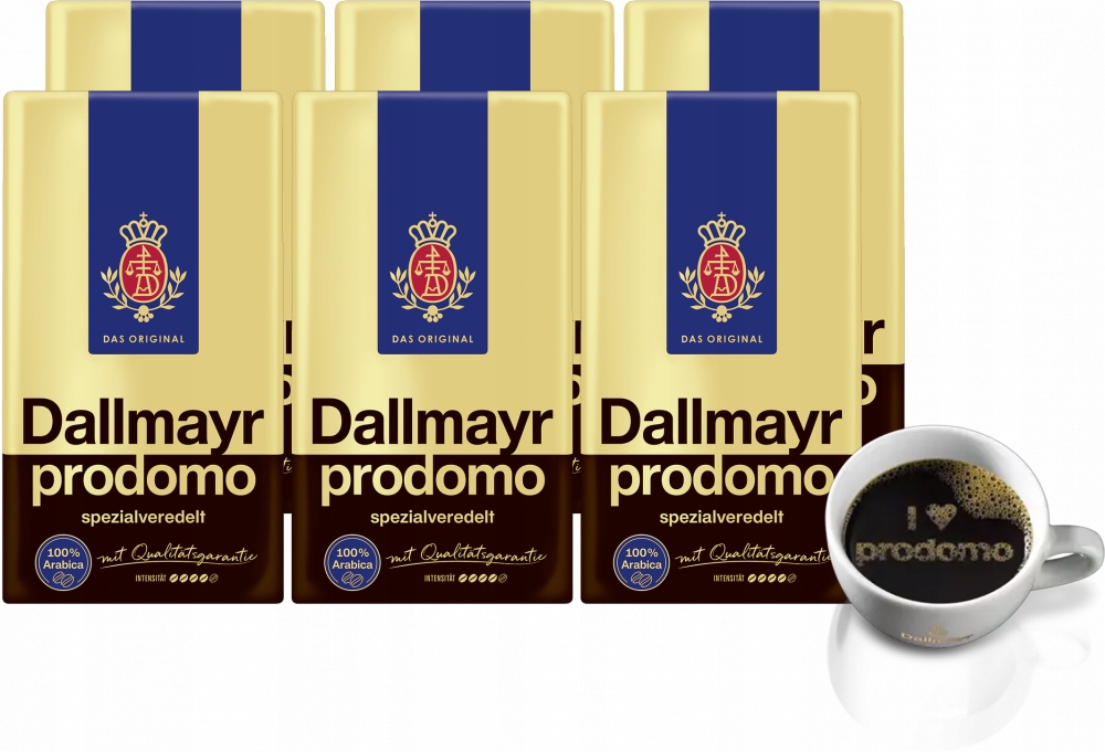 Kawa mielona Dallmayr Prodomo 500g x6
