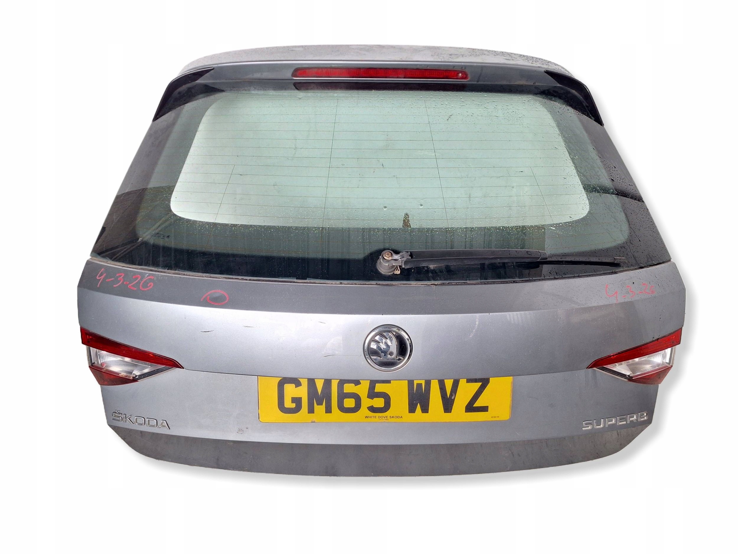 SKODA SUPERB III 4V KOMBI 15-19 boot door