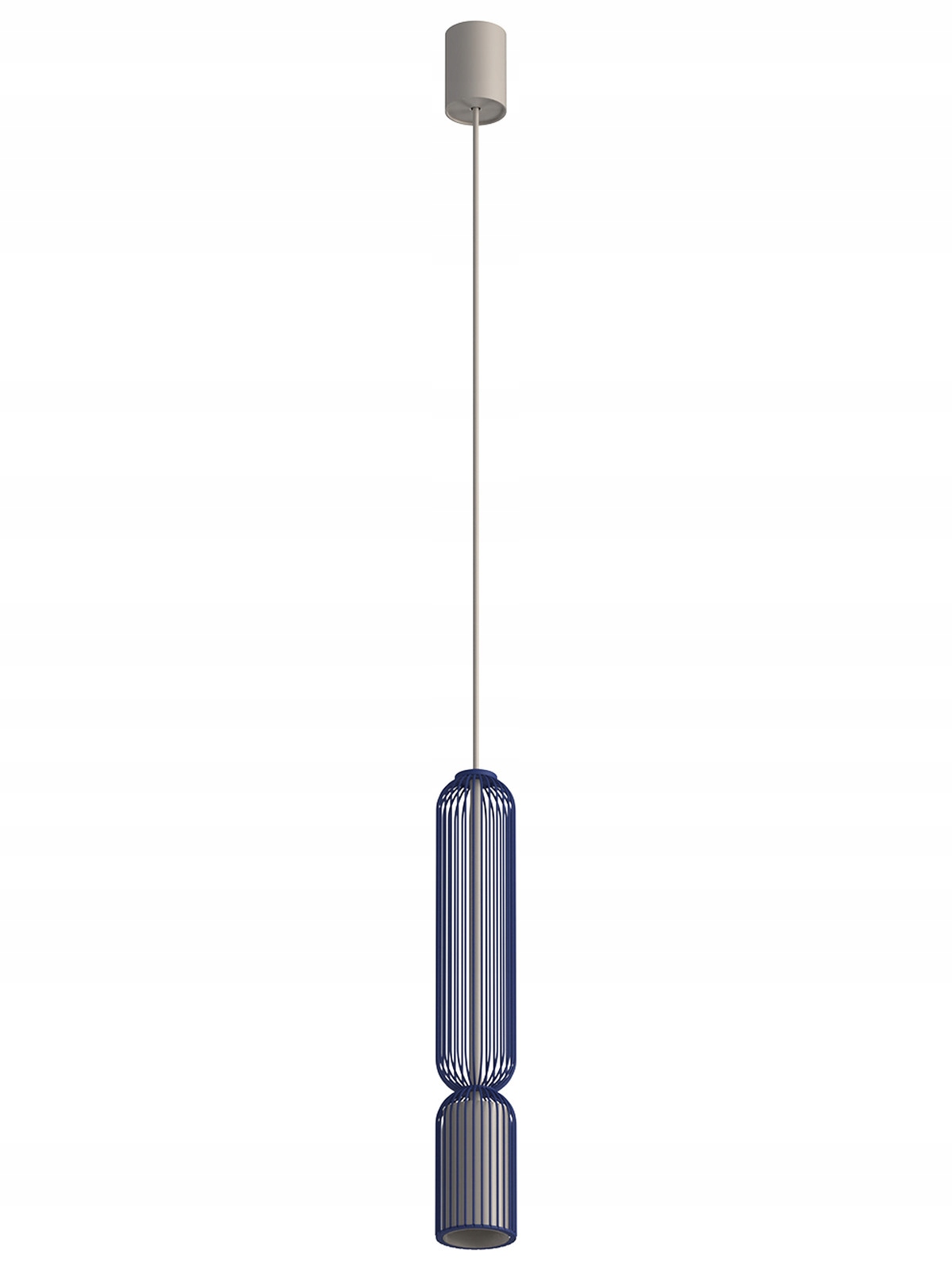Závesná Lampa Singles B modrá 170 cm moderná stropná obývacia izba kuchyňa