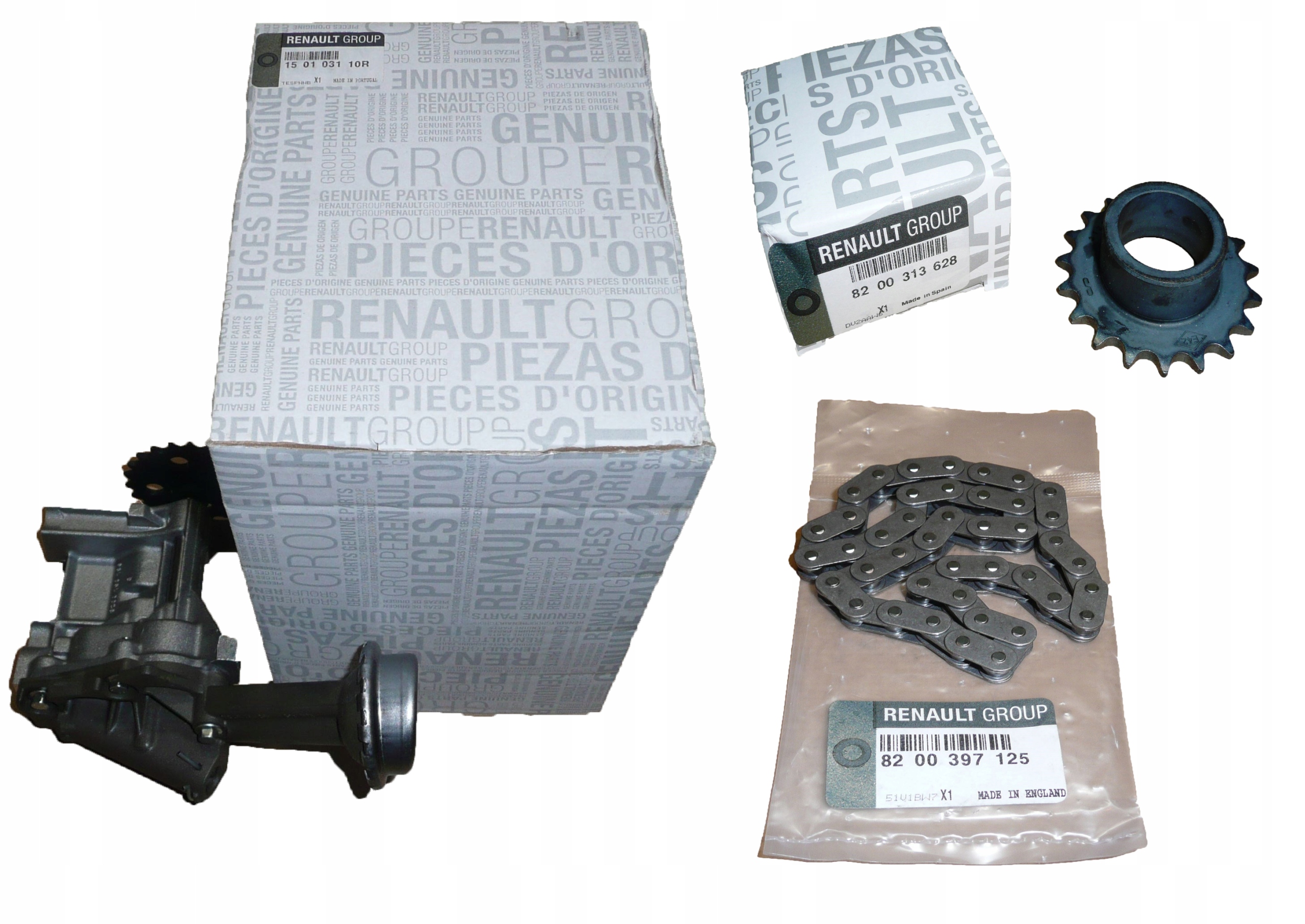 POMPA OLEJU ŁAŃCUCH KOŁO RENAULT 1.5 DCI ORYGINAŁ