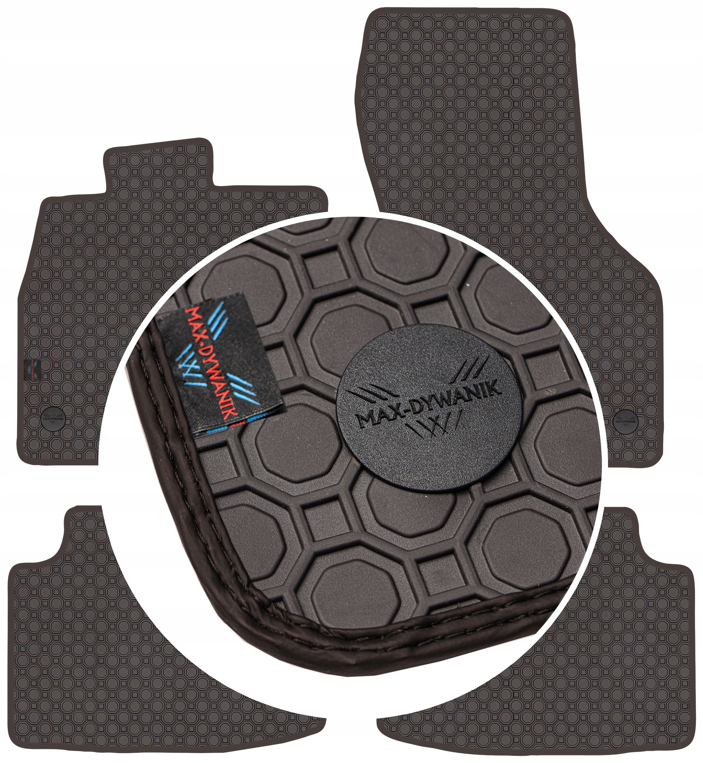 Vw Passat B8 2014 Koberce Hnedé