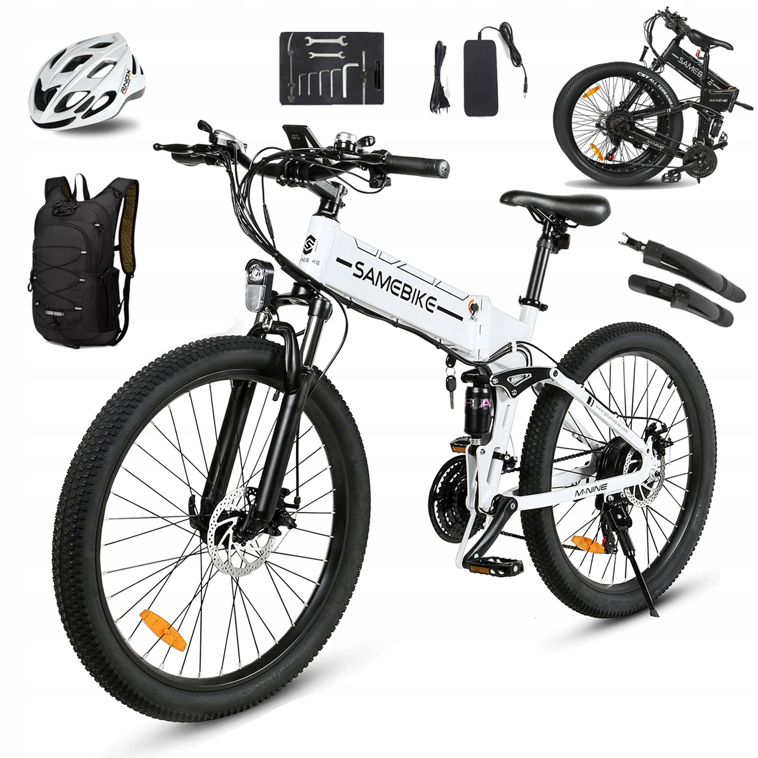Samebike LO26-II Miejski rower elektryczny 48V 14AH 100KM Mtb Hydrauliczny