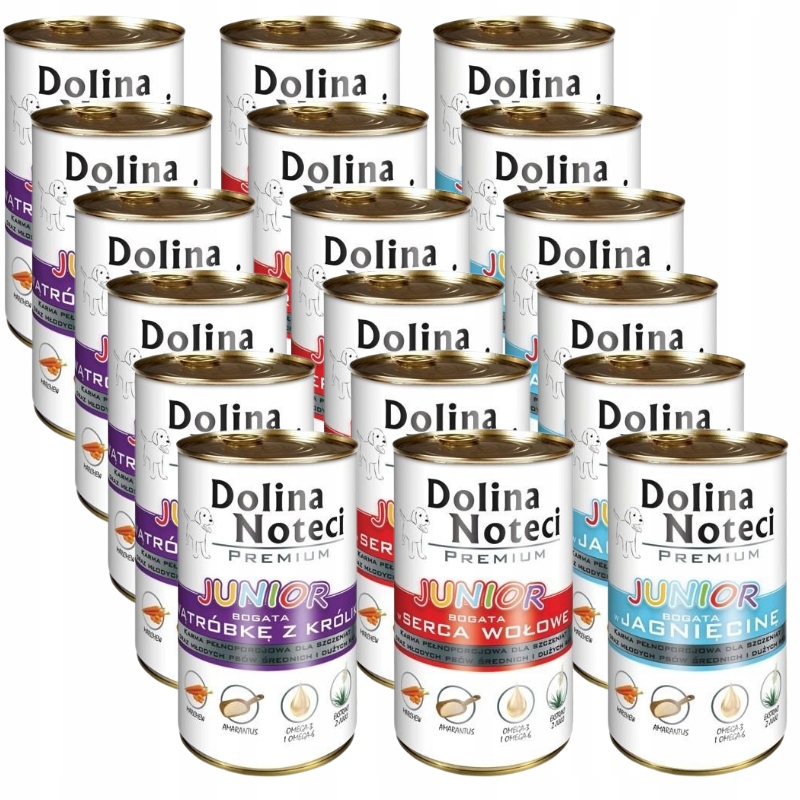 Dolina Noteci Premium Junior mix chutí 18 x 400 g