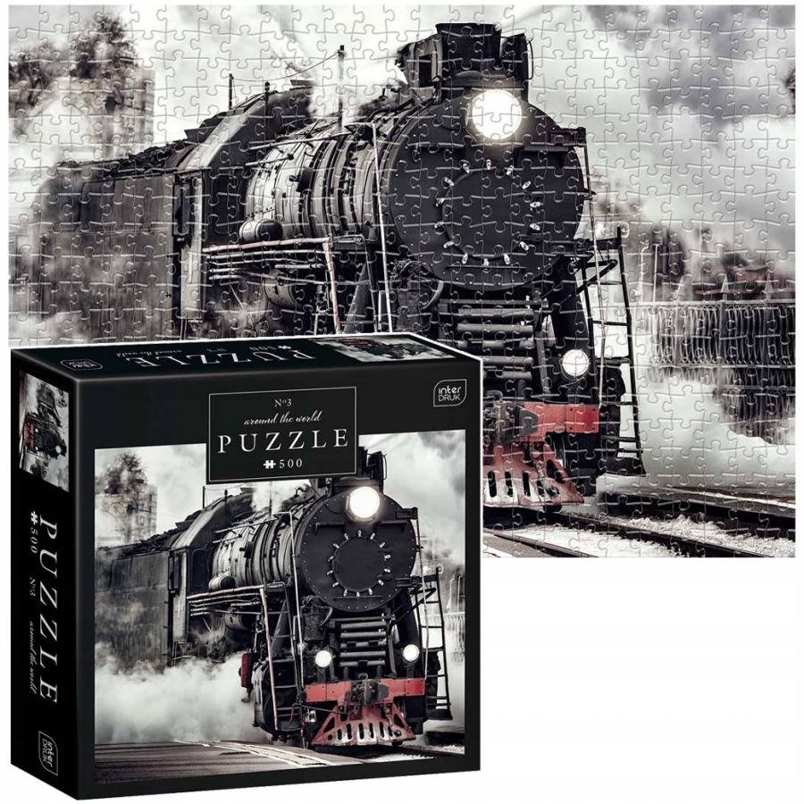 

Interdruk Puzzle 500 el Lokomotywa Pociąg Premium