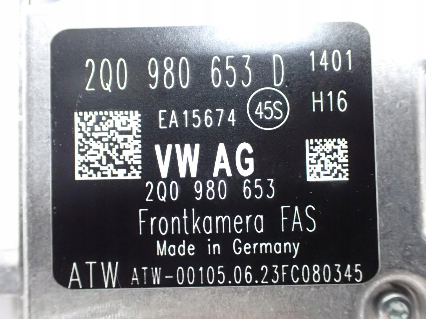 KAMERA ASYSTENT PASA 2Q0980653D 2Q0980653 SKODA FABIA IV 6VA 23R Wersja Europejska