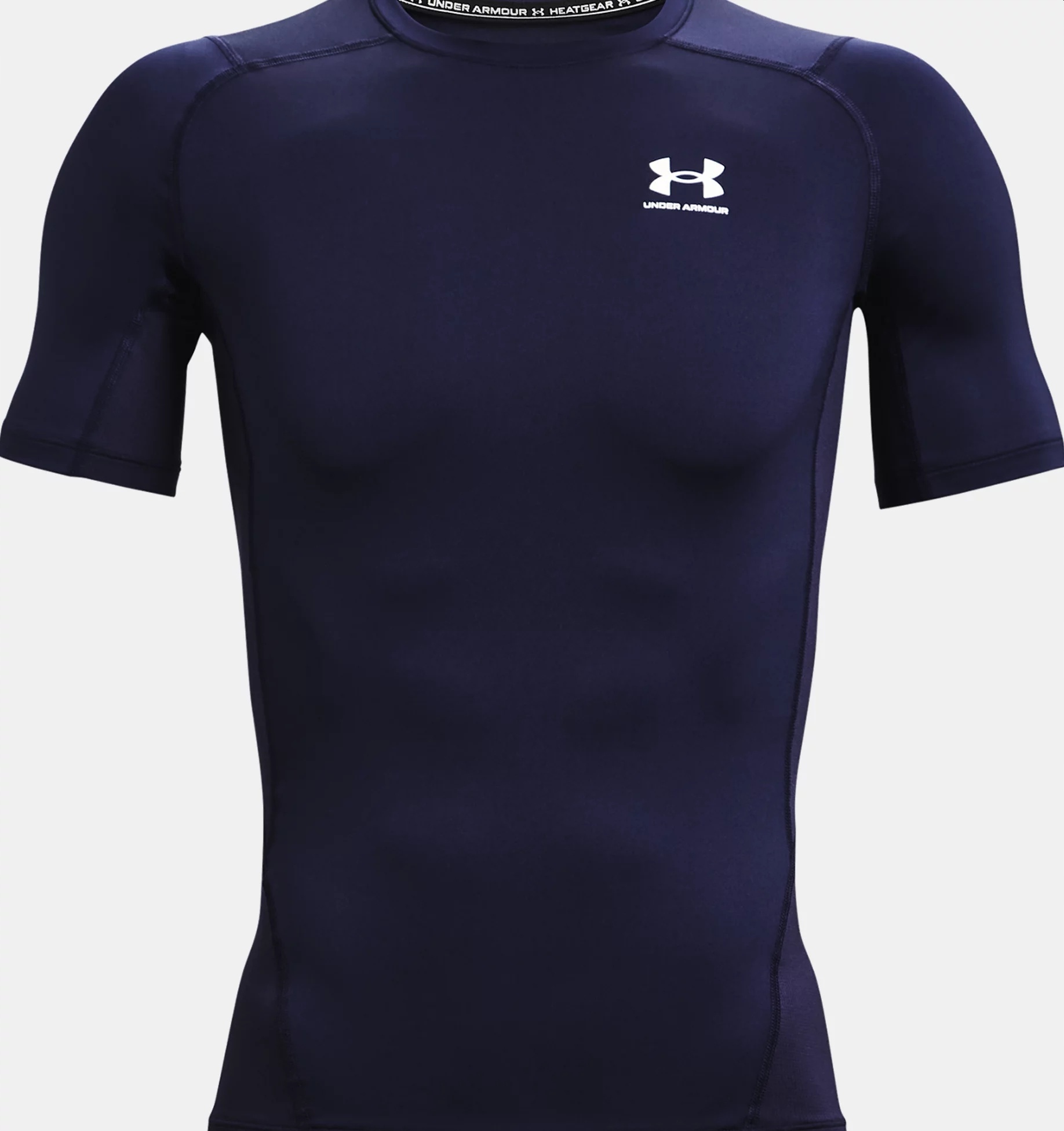 Under Armour Tričko Ua Hg Armour Comp Ss-nvy modrá