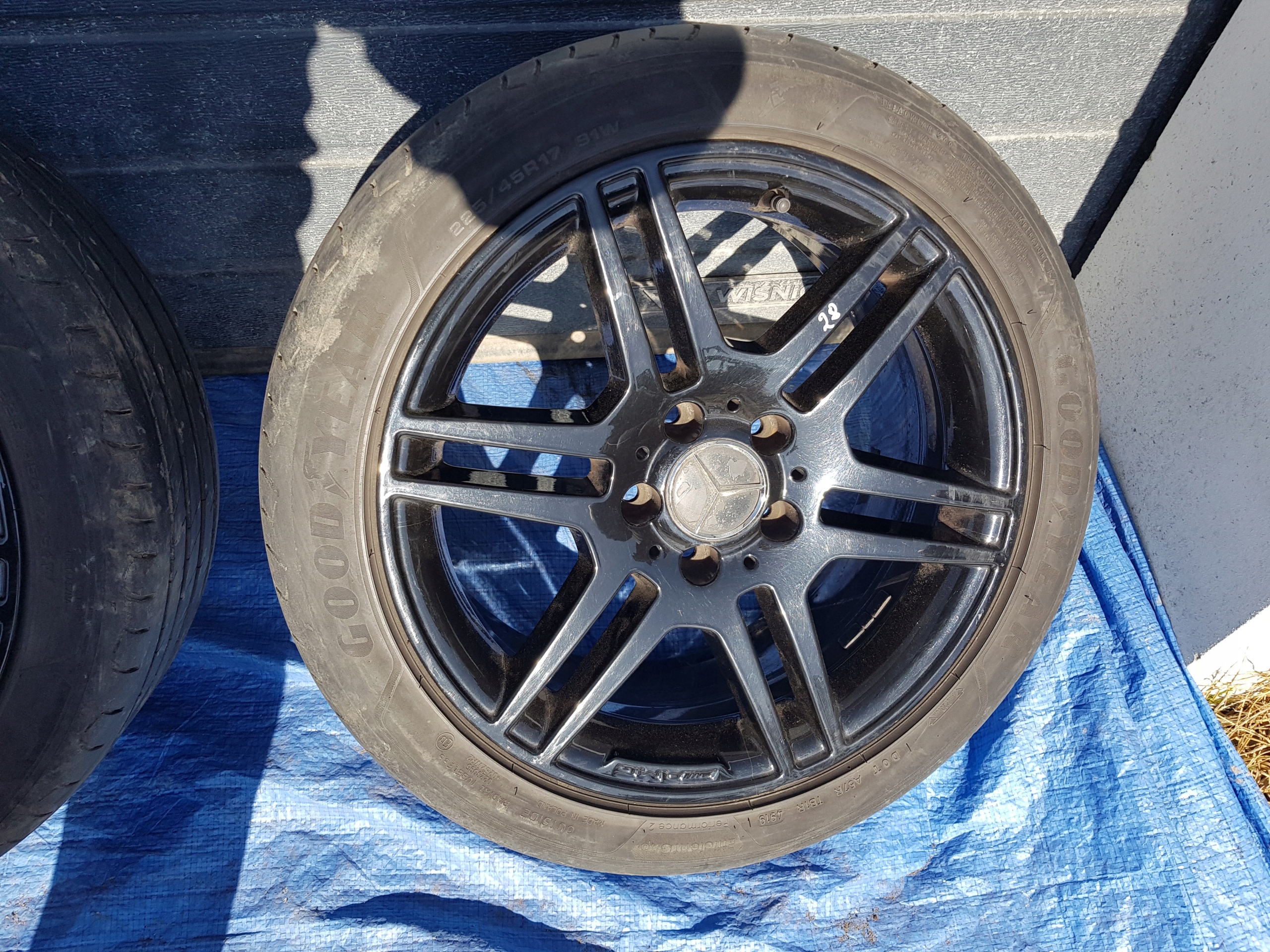 MERCEDES W204 W207 W212 wheels disc discs AMG 17''