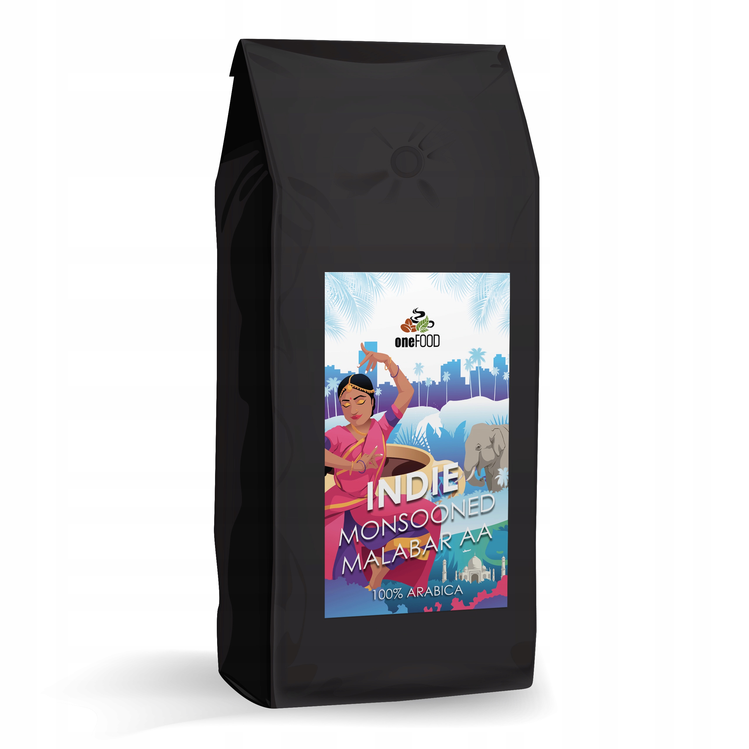 Levně Káva Indie Monsooned Malabar Aa 1 kg zrnková