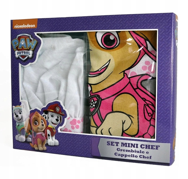 ZESTAW PSI PATROL CZAPKA I FARTUCH DLA DZIECI Rozmiar (new) one size
