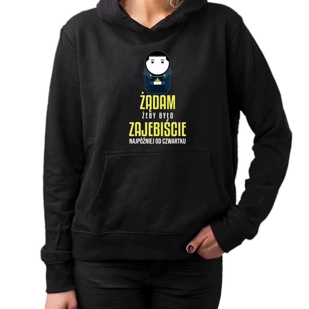 Žádám, aby to bylo úžasné – nejpozději od čtvrtka bude dámská mikina S