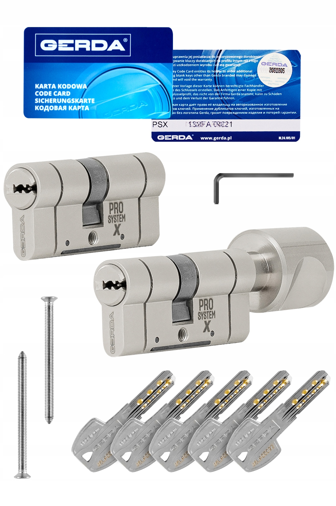 Sada vložek Gerda Prosystem X 35/45 G35/45