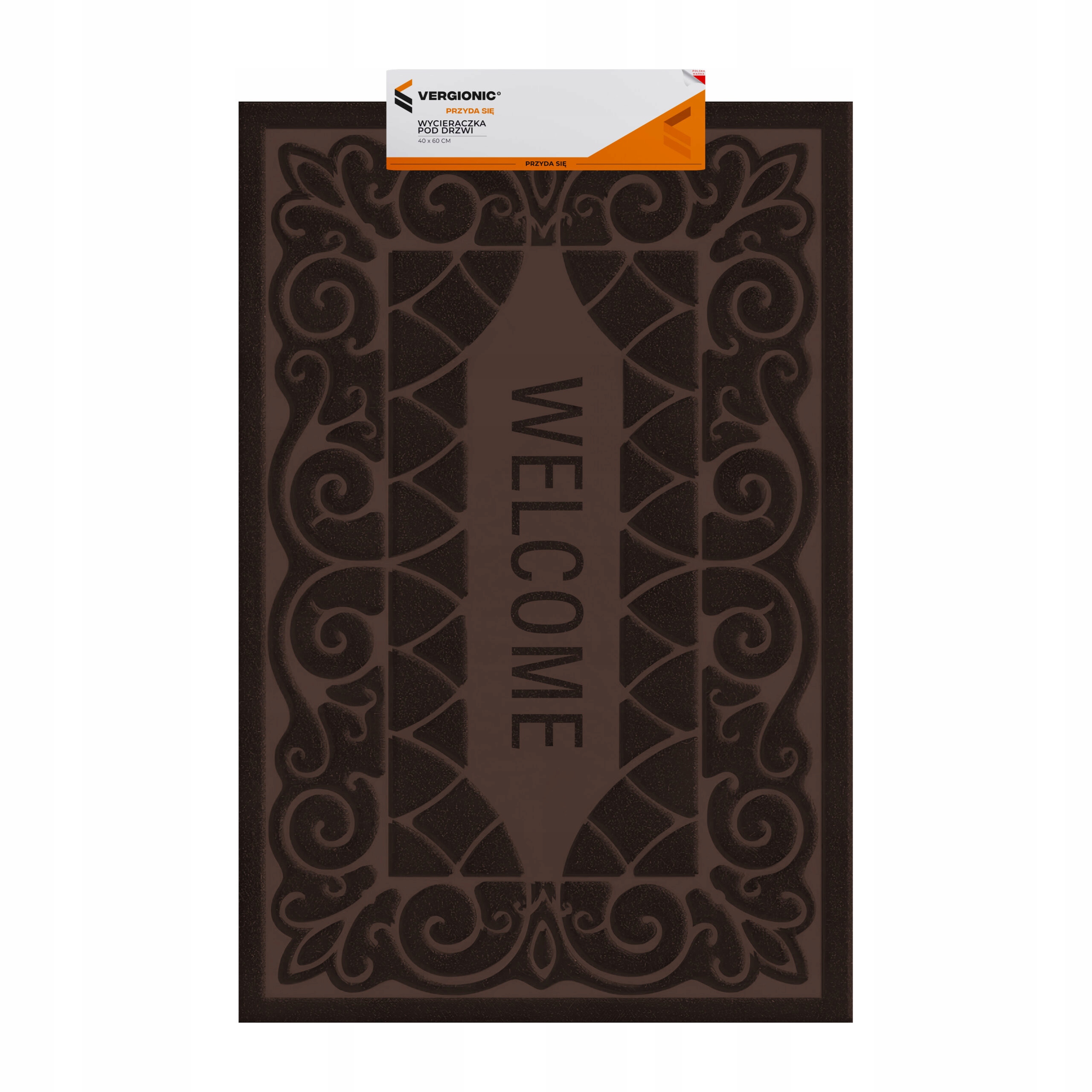 WYCIERACZKA POD DRZWI WEJŚCIOWA MATA DO BUTÓW ZEWNĘTRZNA WEWNĘTRZNA 40x60cm Szerokość produktu 40 cm